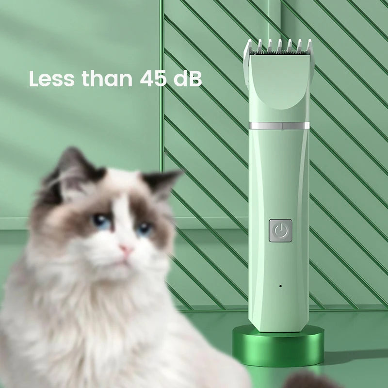 4-in-1 Electric Pet Hair Trimmer and Grooming Clippers